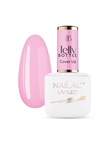 Jelly Bottle Cover Up Gel Soak Off 2 in1 NaiLac 7ml