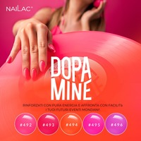 Rinforzati con pura energia e affronta con facilità i tuoi futuri eventi mondani! 
Scopri nuova collezione di smalti semipermanenti NaiLac, assolutamente energica e succosa come i colori che ne fanno parte. 5 bellissime tonalità fluorescenti che ravvivano le tue giornate. 

🩷 Rosa fluo #𝟰𝟵𝟮 è una tonalità che vibra di energia come la tua canzone preferita. Immagina un rosa intenso, ispirato allo stile della Barbie. Questo colore dona energia e gioia ogni giorno. Si tratta di una vera e propria iniezione di vibrazioni positive che funziona come l'ormone della felicità: la dopamina.
🩷 Energico rosa corallo #𝟰𝟵𝟯 è una tonalità che aggiunge fiducia in se stessi. Questo rosa succoso è perfetto per tutti i giorni in cui hai bisogno di una dose extra di motivazione.
🧡Un arancione fluo #𝟰𝟵𝟰 è un colore che ravviverà qualsiasi look. Lascia che questa tonalità ti metta di buon umore.
💜 #𝟰𝟵𝟱 è un'esplosione di dinamica ed energia. Se apprezzi l'originalità e gli accenti espressivi, questa tonalità riflette la tua energia.
💜 Immagina un viola intenso e vivace, che ti porta in uno stato di euforia e ti motiva a goderti ogni momento. La tonalità #𝟰𝟵𝟲 è la scelta perfetta per coloro che vogliono che le proprie unghie riflettano la propria gioia di vivere.

🛍️Scopri la collezione Dopamine qui: https://www.spnnails.it/33-colori-smalti-nailac...